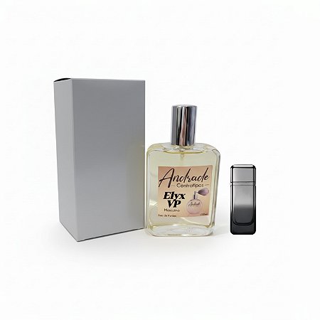 Perfume 212 Vip Black Elixir Contratipo Masculino 100ml