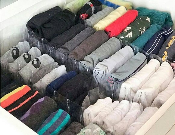 Colmeia Organizadora Transparente  Kit 10 P