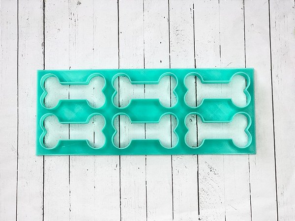 Cortador de Biscoito Placa 6 Ossos - Modelo B