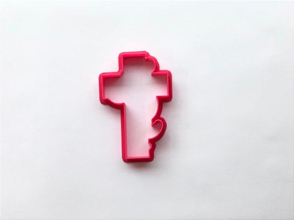 Cortador de Biscoito Cruz Folhas