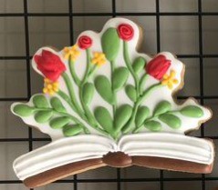 personalizado livro flor e  esmalte