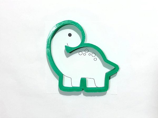 Cortador de bolacha dinossauro