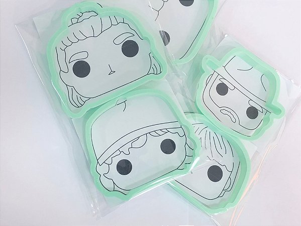 Kit cortadores de bolacha Stranger Things