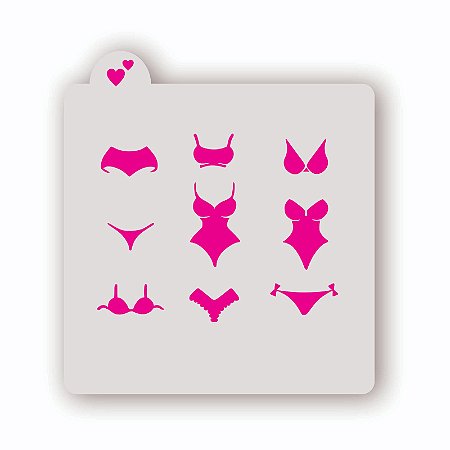 Estêncil Lingerie