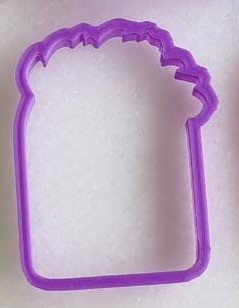 Cortador de biscoito moldura floral arco