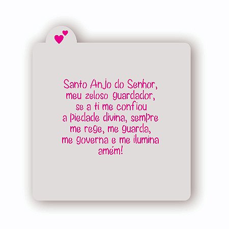 Estêncil Santo Anjo