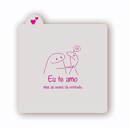 Estêncil Diananicy Nº 79 - Stencil Flork Meme - Apaixonado Amor Bento -  Diananicy