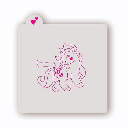 Estêncil Unicórnio