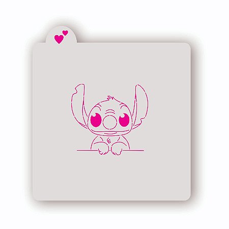 Estêncil Stitch simples