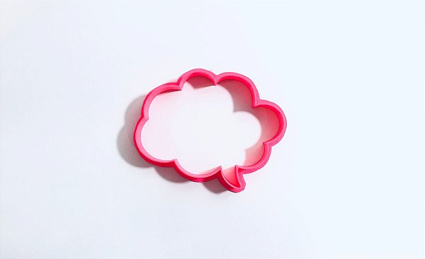 Cortador de Biscoito Balão de Fala Pensamento