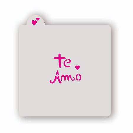 Estêncil Eu Te Amo B
