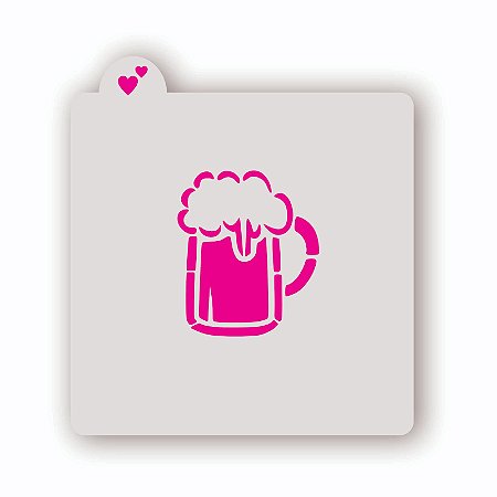 Estêncil Caneca de Chopp