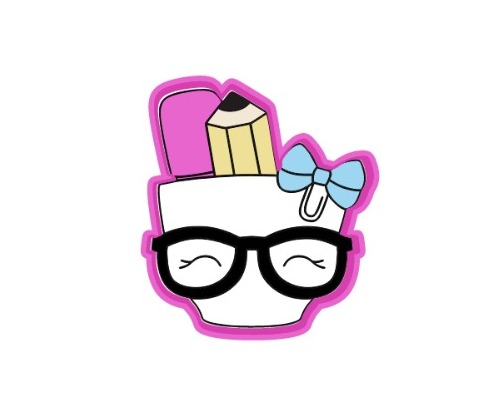 Cortador de Biscoito porta treco óculos