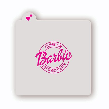 Estêncil S Barbie