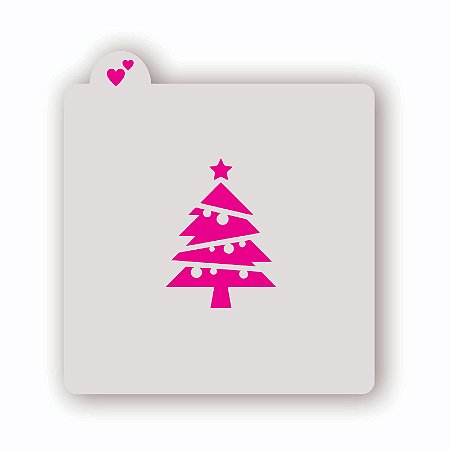 Estêncil Árvore de Natal S