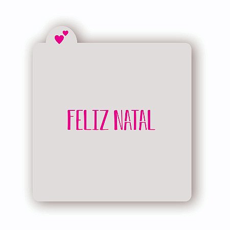 Estêncil Feliz Natal 4