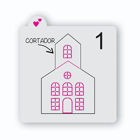 Cortador de Bolacha Casa Coleção Vila