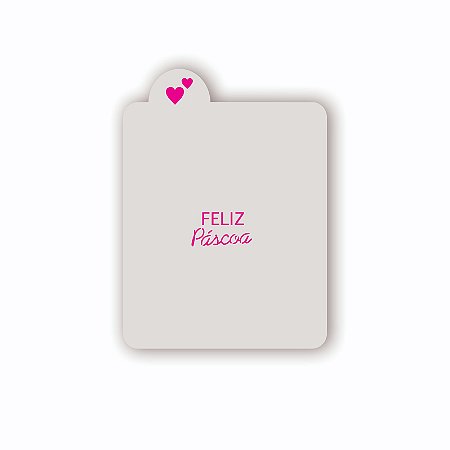 Estencil Feliz Páscoa D M