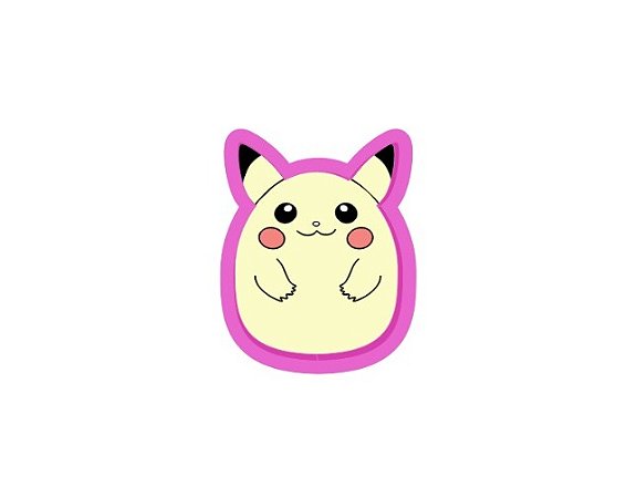 Cortador de Biscoito Ovo Pikachu