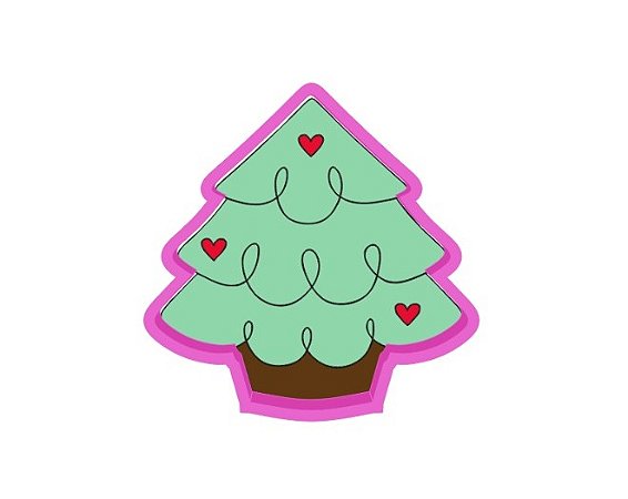 Cortador de Biscoito Árvore de Natal F