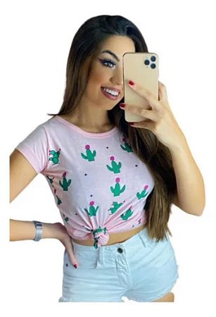 Kit 12 T-shirts Blusas Feminina Para Revenda Roupas Atacado