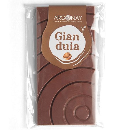 Barra de chocolate bean-to-bar Gianduia - 100g