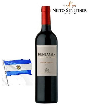 Vinho Argentino Benjamin Nieto Tempranillo 2021 - Cód 620.057
