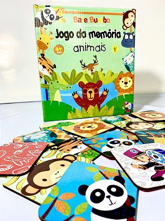 JOGO DA MEMÓRIA DE BICHOS - Brinquedos Pedagógicos e Educativos e Educação  Emocional :: Coração Bate Bate