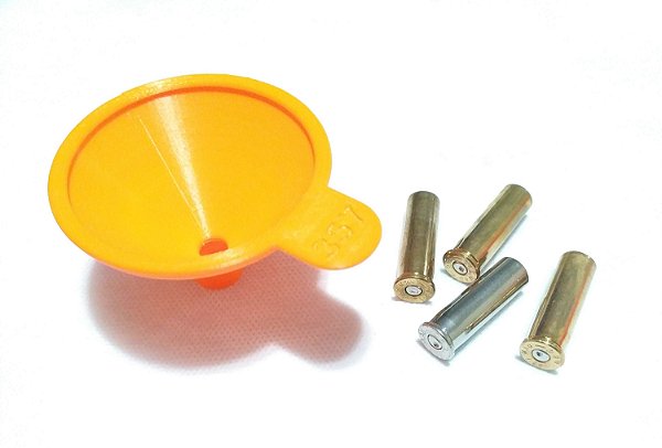 Funil de pólvora recarga .357mag e .38spl - Cor laranja