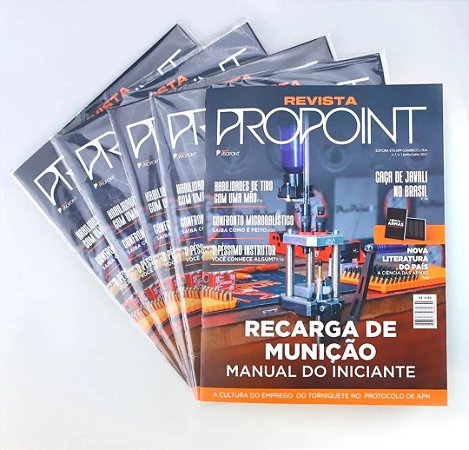 Revista Propoint Vol 1 Manual Básico De Recarga De Munição