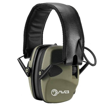 Abafador Eletrônico AVB - PRETO/VERDE OLIVA/TAN - EM026