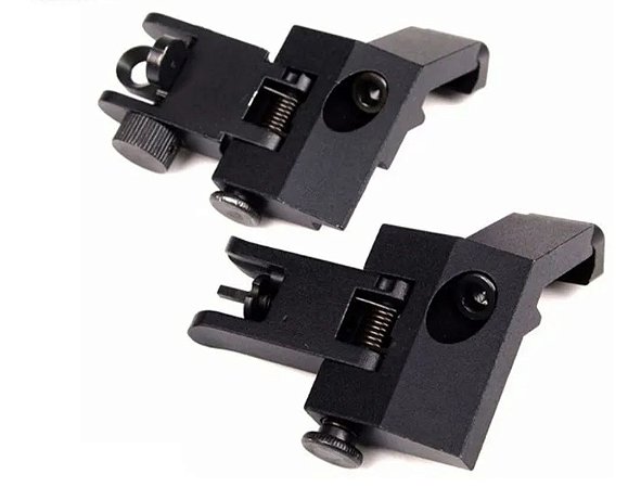 Mira Flip-up 45º Rebatível Full Metal - trilho picatiny