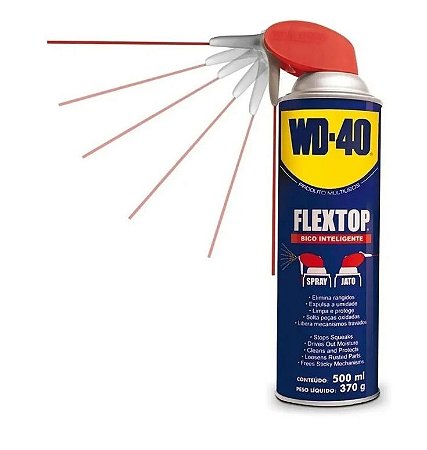 Spray Wd40 Multiusos Desengripa Lubrifica 500ml Flextop