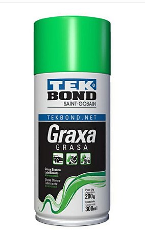 GRAXA EM SPRAY TEK BOND BRANCA 300ML - PARA PRENSA DE RECARGA