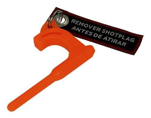 Safety Flag - Shotflag Para Carabina E Fuzil - Stg - Laranja