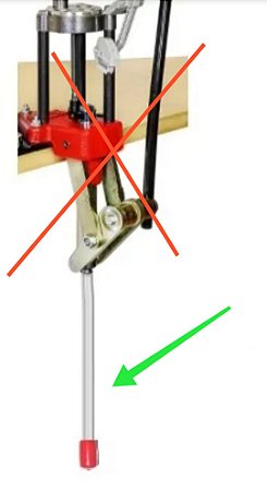 TUBO RECOLHEDOR ESPOLETA PRENSA LEE TURRET