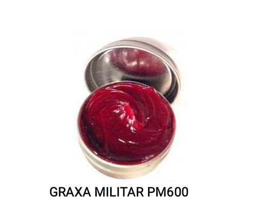 Graxa militar PM600 - MILITARY RED GREASE - 50 gramas