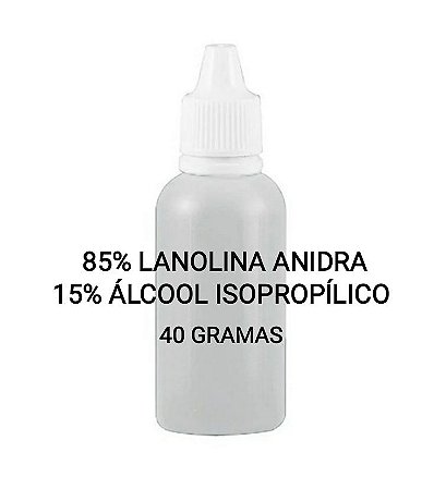 Lubrificante para estojo - LANOLINA ANIDRA e álcool isopropílico