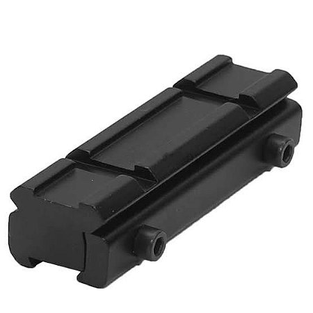 ADAPTADOR MOUNT DE TRILHO 11M PARA LUNETAS E RED-DOTS 20MM - ROSSI