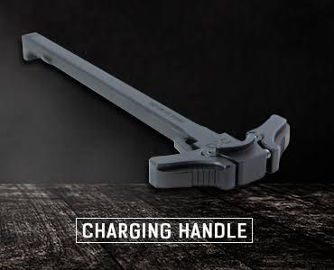 CHARGING HANDLE DC SHOOTING - ALAVANCA T4 - PRETO