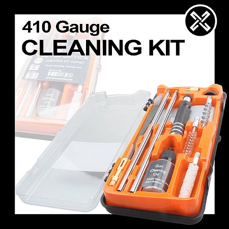 Kit limpeza calibre .410 - Espingarda 36ga