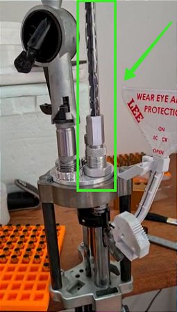 BULLET FEEDER - DIE DISPENSER DE PROJETIL - AUXILIA NA COLOCAÇÃO DE PONTAS