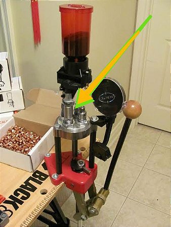 Lee Powder Riser - aço inox - Extensor Polvorimetro 90041 - TONI ARMAS