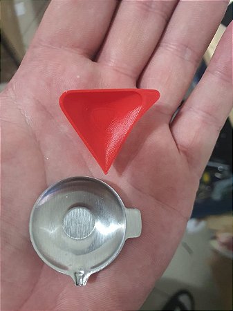 CONCHA PARA PÓLVORA USO EM BALANÇA DE RECARGA - COR AZUL