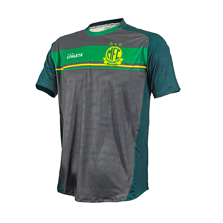 Camisa Oficial Treino Mirassol FC 2024 - Cinza/Verde