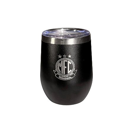 Copo Térmico Inox com Tampa Acrílica Oficial Mirassol FC - 2025