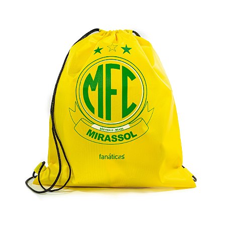 Mochila Saco Oficial Mirassol FC - Amarela - Fanáticos Mirassol