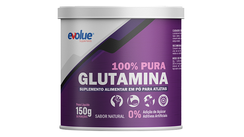 Glutamina 150g - Evolue