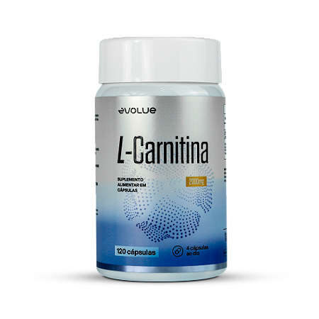L-CARNITINA 2000MG EVOLUE - 120 CÁPSULAS
