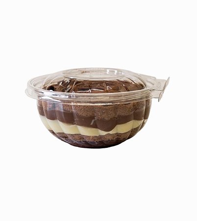 Mini Saladeira c/ Lacre Tampa Baixa 450 ml  c/ 100